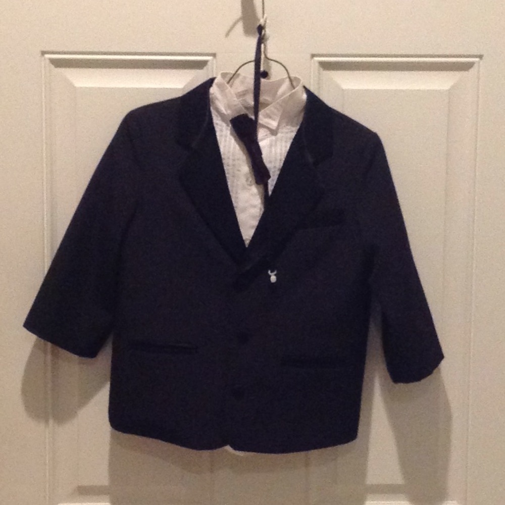 Little boys black tuxedo